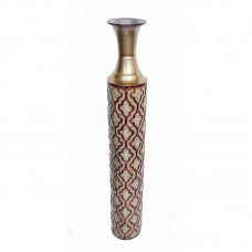 D&apos;Lusso Designs TR4003 34 Inch Dina Design Metal Floor Vase NEW 682055189093  192098389976